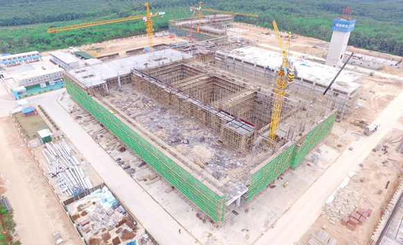 海南儋州市生活垃圾焚烧发电厂项目:全面完成地面基础工程(配图)